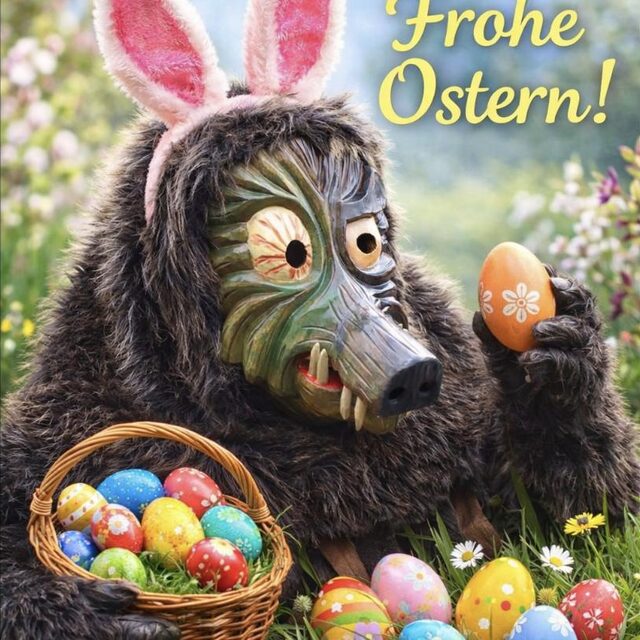 Instagram-Beitrag der Moorgeischder: Frohe Ostern